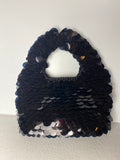 Borsa con filato paillettes