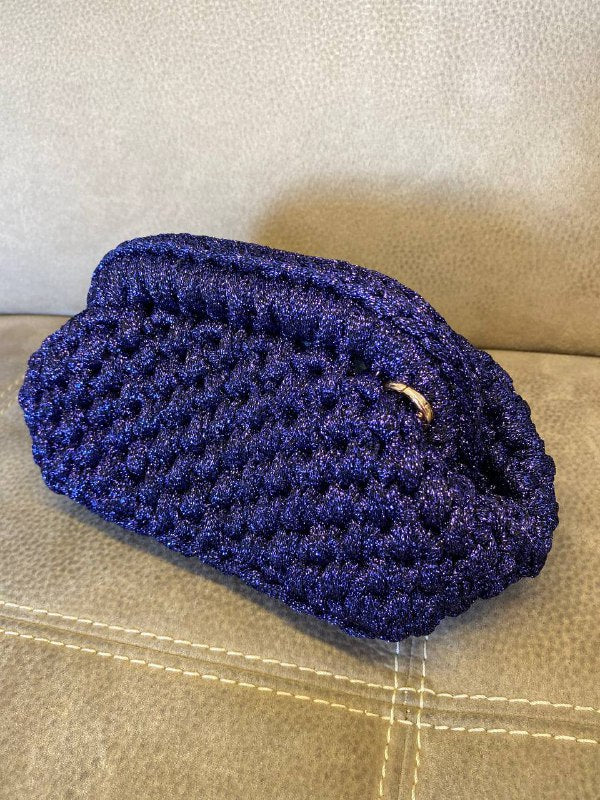 Clutch elegante lurex