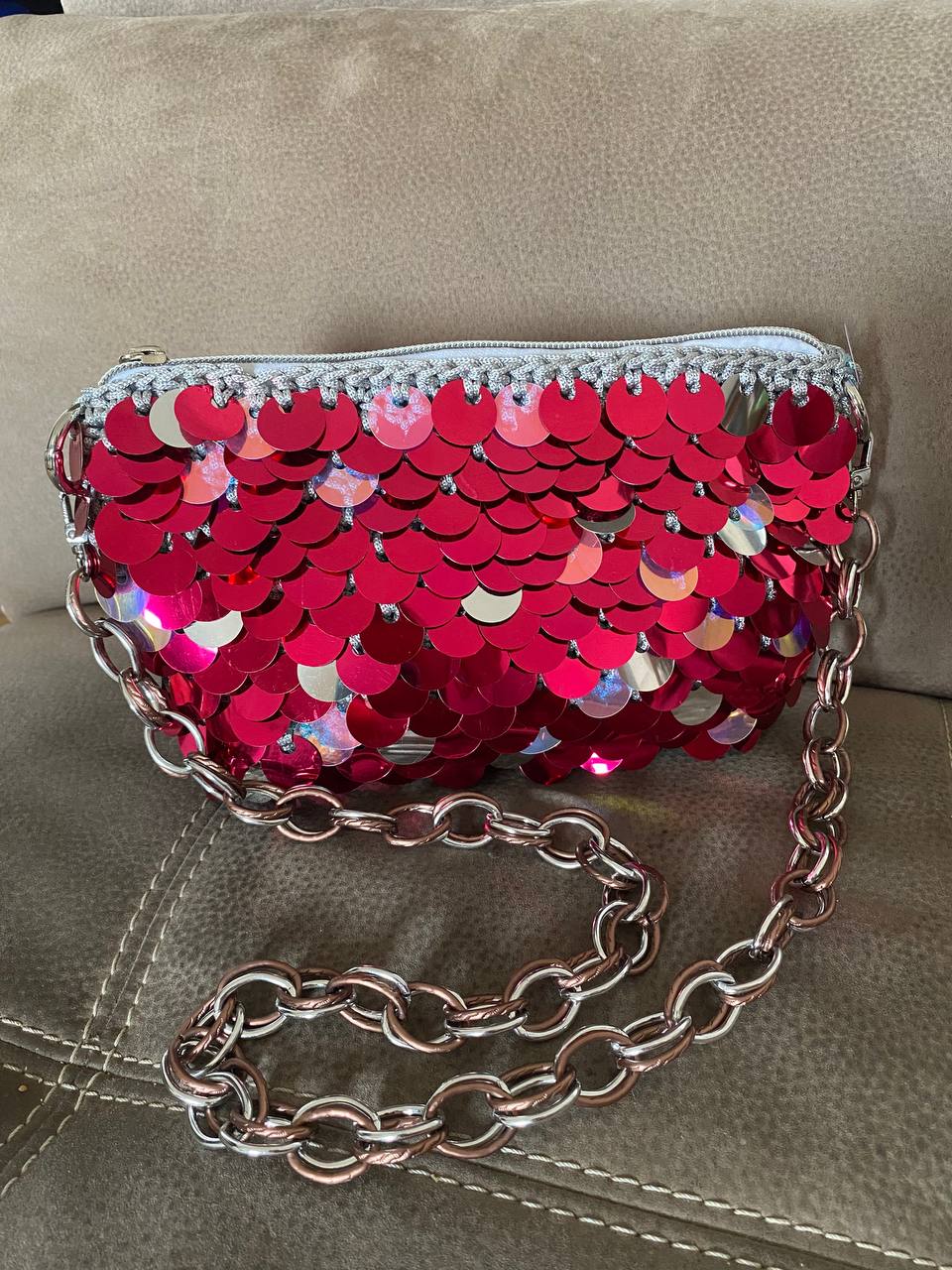 Borsa paillettes elegante