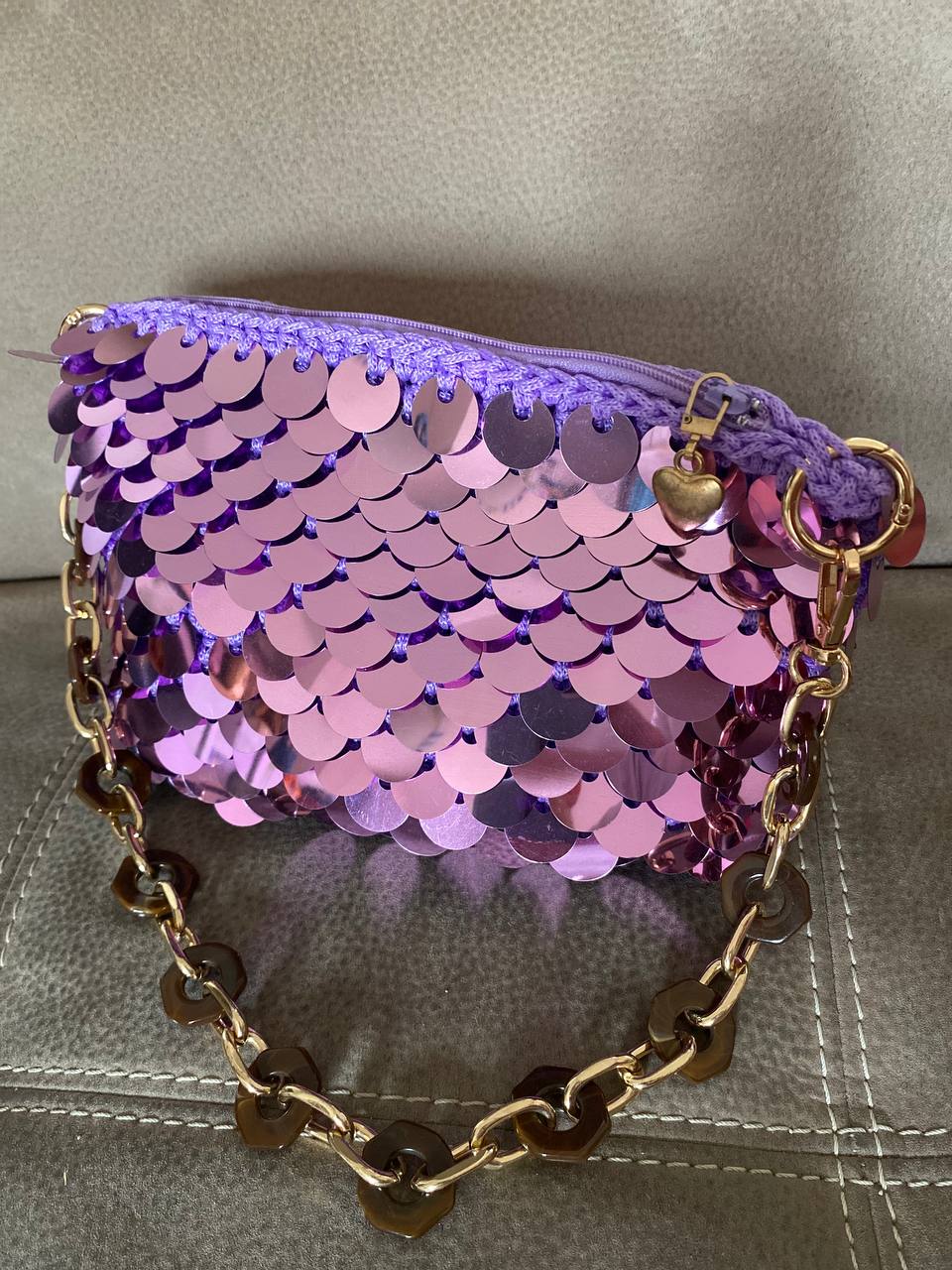 Borsa paillettes elegante