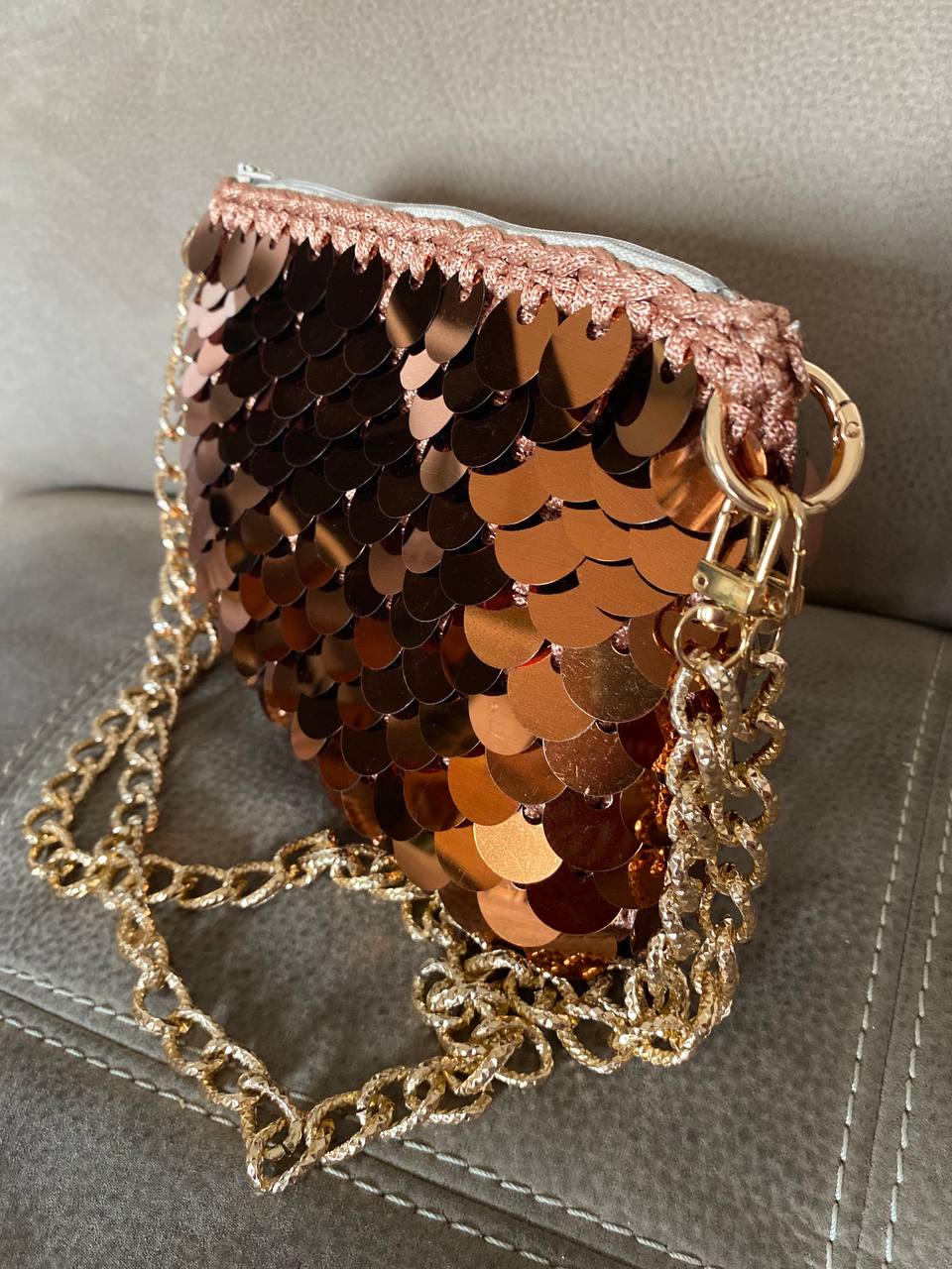 Borsa paillettes elegante