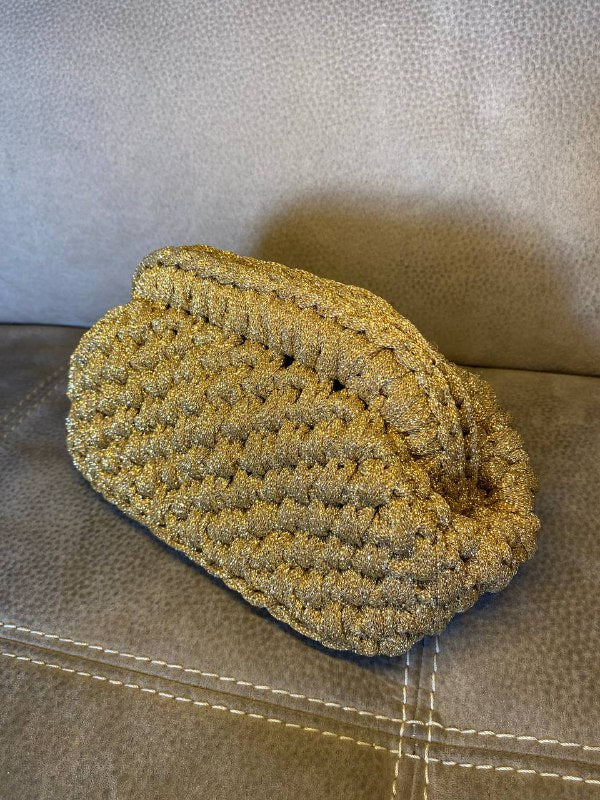 Clutch elegante lurex