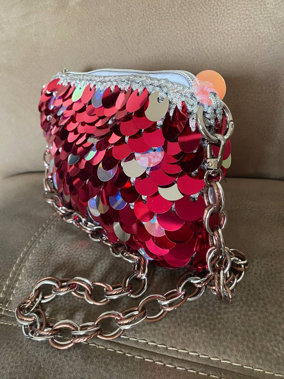 Borsa paillettes elegante